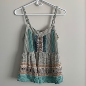 Anthropologie silk camisole blouse